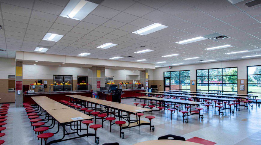 School Cleaning Services - Deep Sanitisation of a High-Traffic Cafeteria